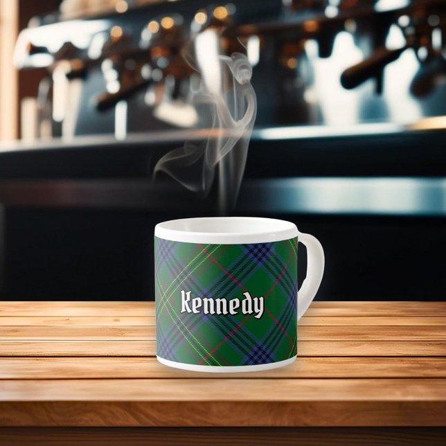 Taza De Espresso Clan Kennedy Tartan (Subido por el creador)