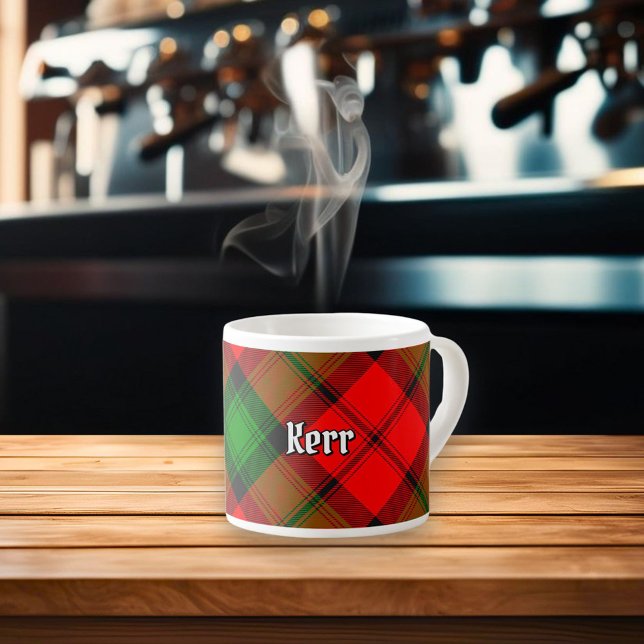 Taza De Espresso Clan Kerr Tartan (Subido por el creador)