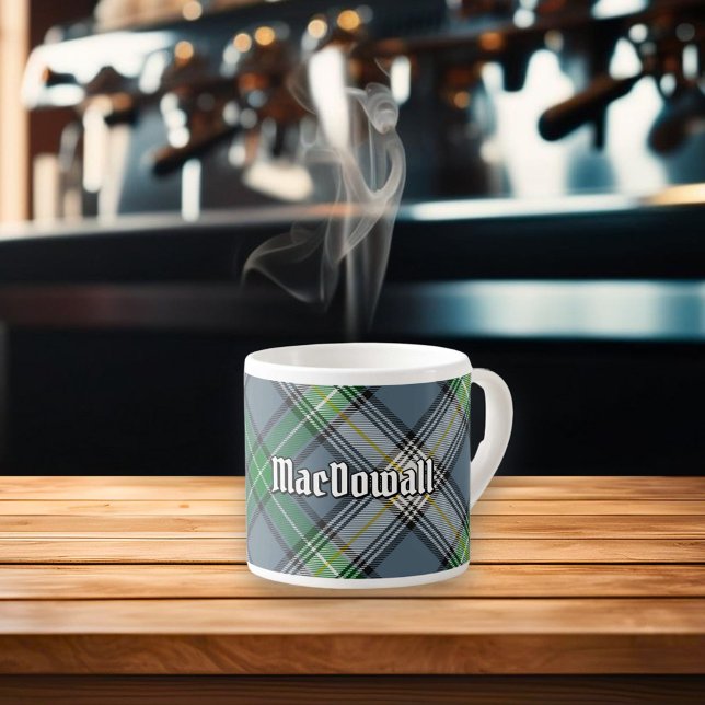 Taza De Espresso Clan MacDowall Tartan (Subido por el creador)