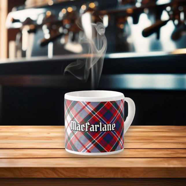 Taza De Espresso Clan MacFarlane Vestir Tartán (Subido por el creador)