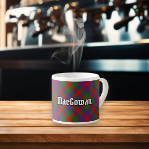 Taza De Espresso Clan MacGowan Tartan