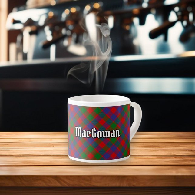 Taza De Espresso Clan MacGowan Tartan (Subido por el creador)