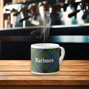 Taza De Espresso Clan MacInnes Tartan