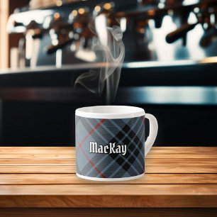 Taza De Espresso Clan MacKay Blue Tartan