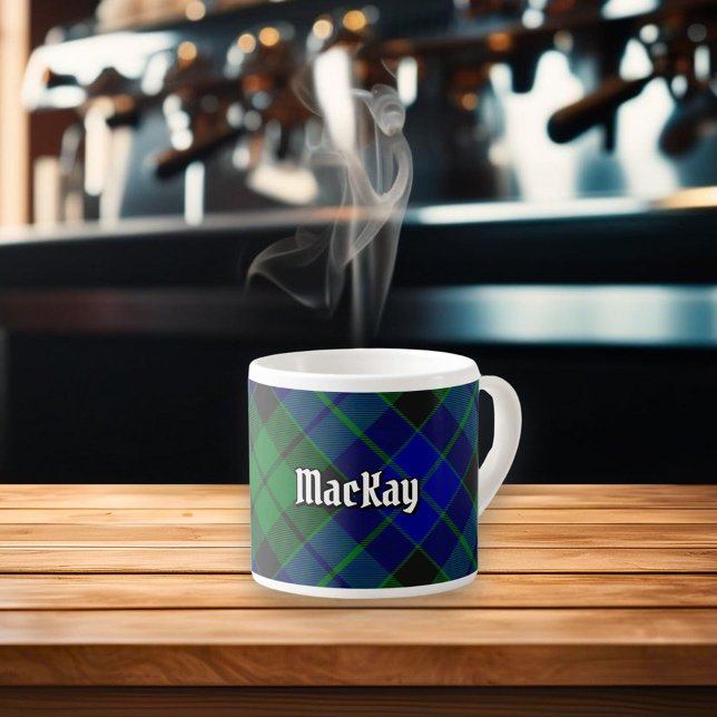 Taza De Espresso Clan MacKay Tartan (Subido por el creador)