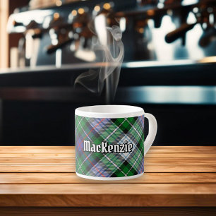 Taza De Espresso Clan MacKenzie se viste con la Copa Tartan Espress