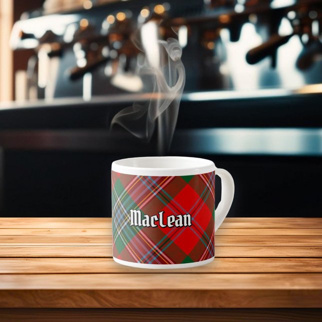 Taza De Espresso Clan MacLean Tartan (Subido por el creador)