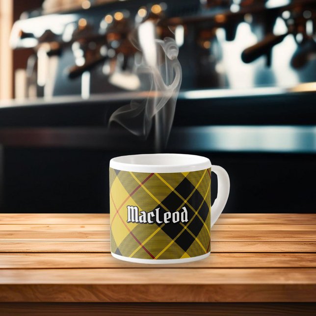 Taza De Espresso Clan Macleod de Lewis Tartán (Subido por el creador)
