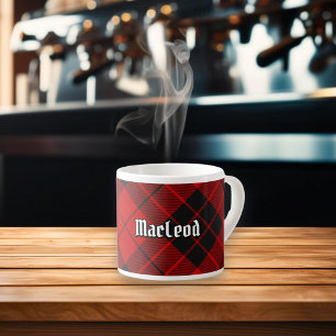 Taza De Espresso Clan Macleod de Raasay Tartán