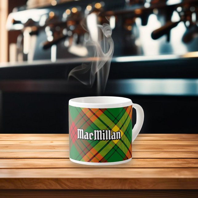 Taza De Espresso Clan MacMillan Tartan (Subido por el creador)