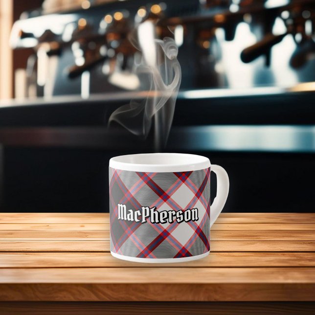 Taza De Espresso Clan MacPherson cazando Tartan Espresso Cup (Subido por el creador)