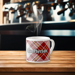 Taza De Espresso Clan MacPherson Red Dress Tartan Espresso Cup