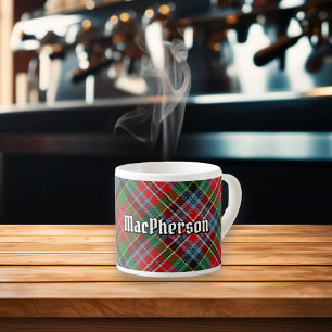 Taza De Espresso Clan MacPherson Tartan Espresso Cup