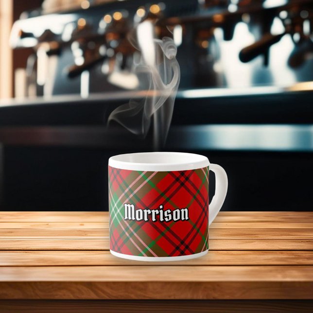 Taza De Espresso Clan Morrison Red Tartan Espresso Cup (Subido por el creador)