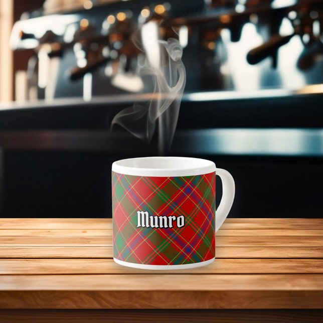 Taza De Espresso Clan Munro Tartan (Subido por el creador)