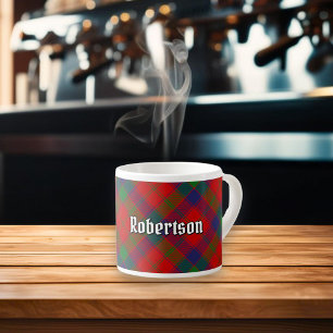 Taza De Espresso Clan Robertson Tartan