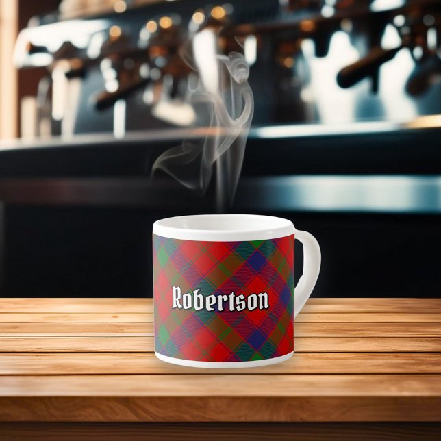 Taza De Espresso Clan Robertson Tartan (Subido por el creador)