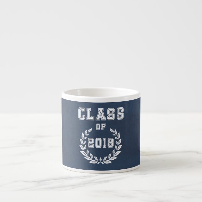 Taza De Espresso Clase de 2018 (Frente)