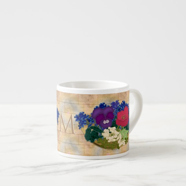 Taza De Espresso Cocina toscana monogramada Expresso Mug (Derecha)