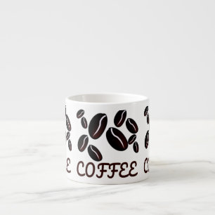 Taza De Espresso Coffee Beans Specialty Mug