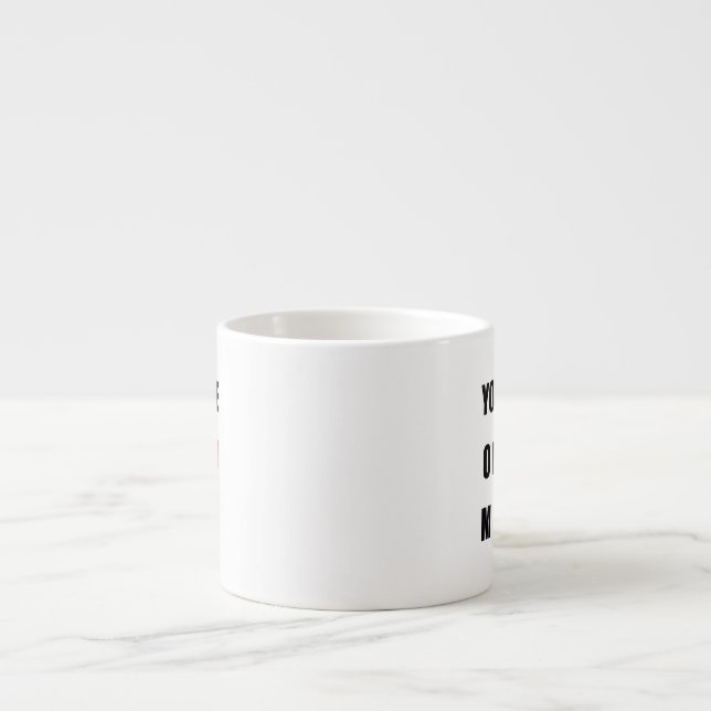 Taza De Espresso Coffee Mug divertido (Frente)