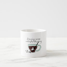 Taza De Espresso Coffeeshop Mikitiez halloween espresso witz
