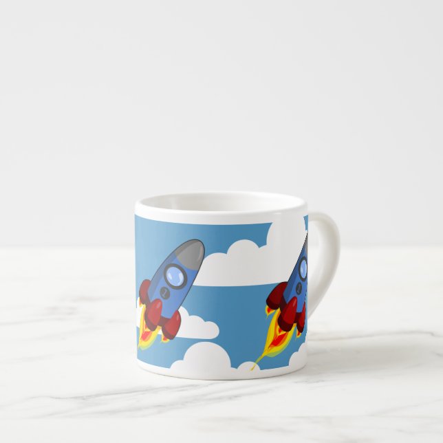 Taza De Espresso Cohete espacial (Derecha)