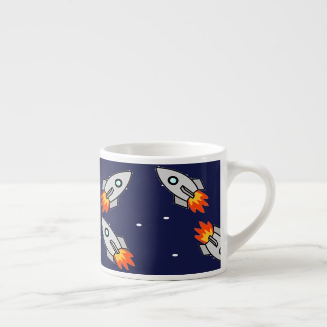 Taza De Espresso Cohetes locos (Derecha)