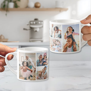 Taza De Espresso Colage de Fotos Simple y Elegante Imagen