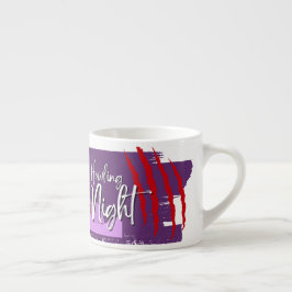 Taza De Espresso Colección de estampados de Halloween "Noche de Amo