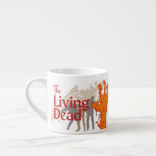 Taza De Espresso Colección de sellos de Halloween "The Living Deed"