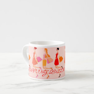 TAZA DE ESPRESSO COLECCIÓN SHOPPING QUEEN