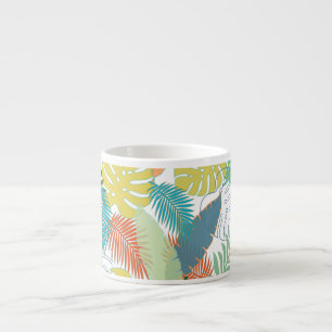 Taza De Espresso Color de fondo de PixDezines rainforest/DIY