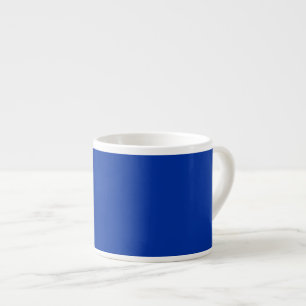 Taza De Espresso Color sólido de cobalto eléctrico Clásico Elegan