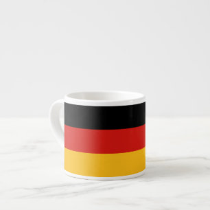 TAZA DE ESPRESSO COLORES DE BANDERA ALEMANA