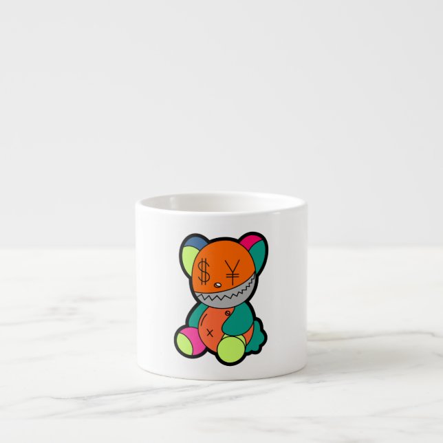Taza De Espresso Colorful bear (Frente)
