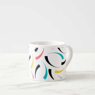 Taza De Espresso Colorido, alegre, moderno, moderno gráfico urbano