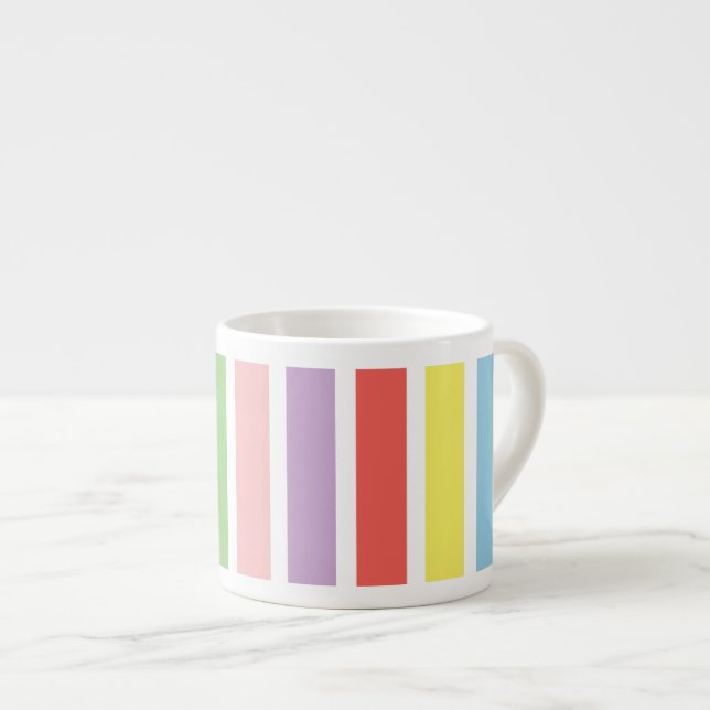 Taza De Espresso Colorido Pastel Hues (Derecha)
