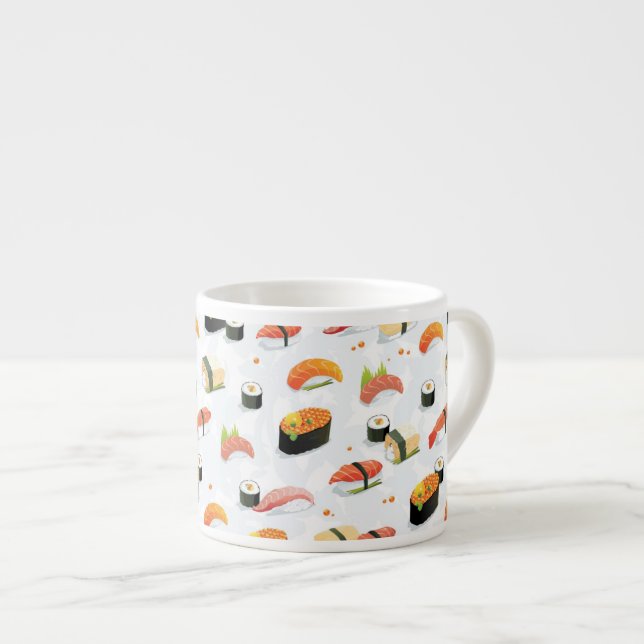 Taza De Espresso Comida japonesa: Modelo del sushi (Derecha)