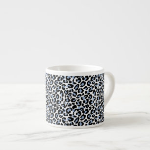 Taza de Espresso con Estampado de Leopardo