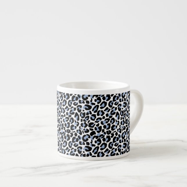 Taza de Espresso con Estampado de Leopardo (Derecha)