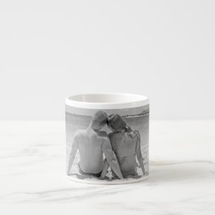 Taza de espresso con foto personalizada