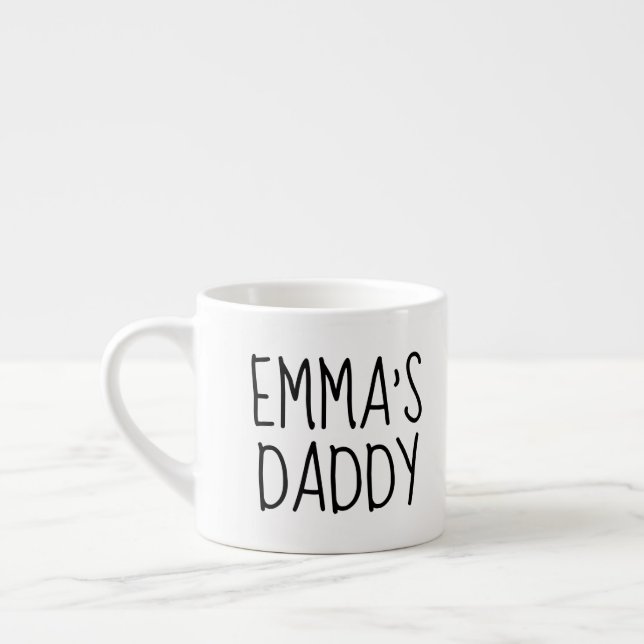 Taza de Espresso con Foto Personalizada 'Te Amo Pa (Izquierda)