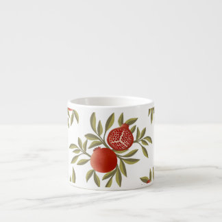 Taza de Espresso con Patrón de Granada Botánico