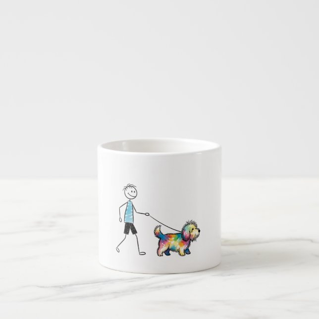 Taza De Espresso Con un amigo de Natasha Us (Frente)