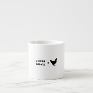 Taza De Espresso Conjetura qué, extremo del pollo