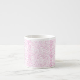 Taza De Espresso Conjunto de carpetas abstractas rosadas para ofici