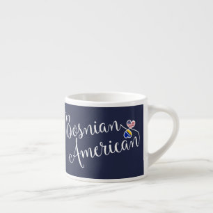 Taza De Espresso Copa Americana de Corazones Estrellas