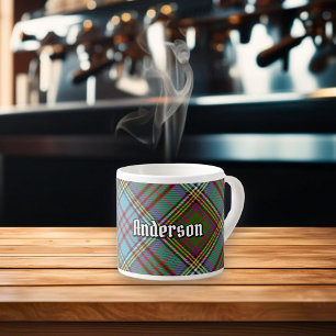 Taza De Espresso Copa Clan Anderson Tartan Espresso