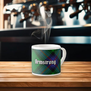 Taza De Espresso Copa Clan Armstrong Tartan Espresso